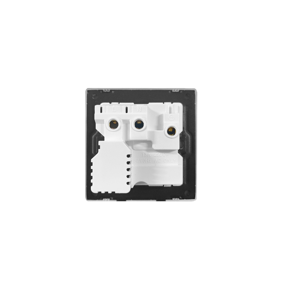 2 USB نوع A C 13a PC 86 لوحة مقبس مفاتيح الطاقة النيون المنزلي التقليدي